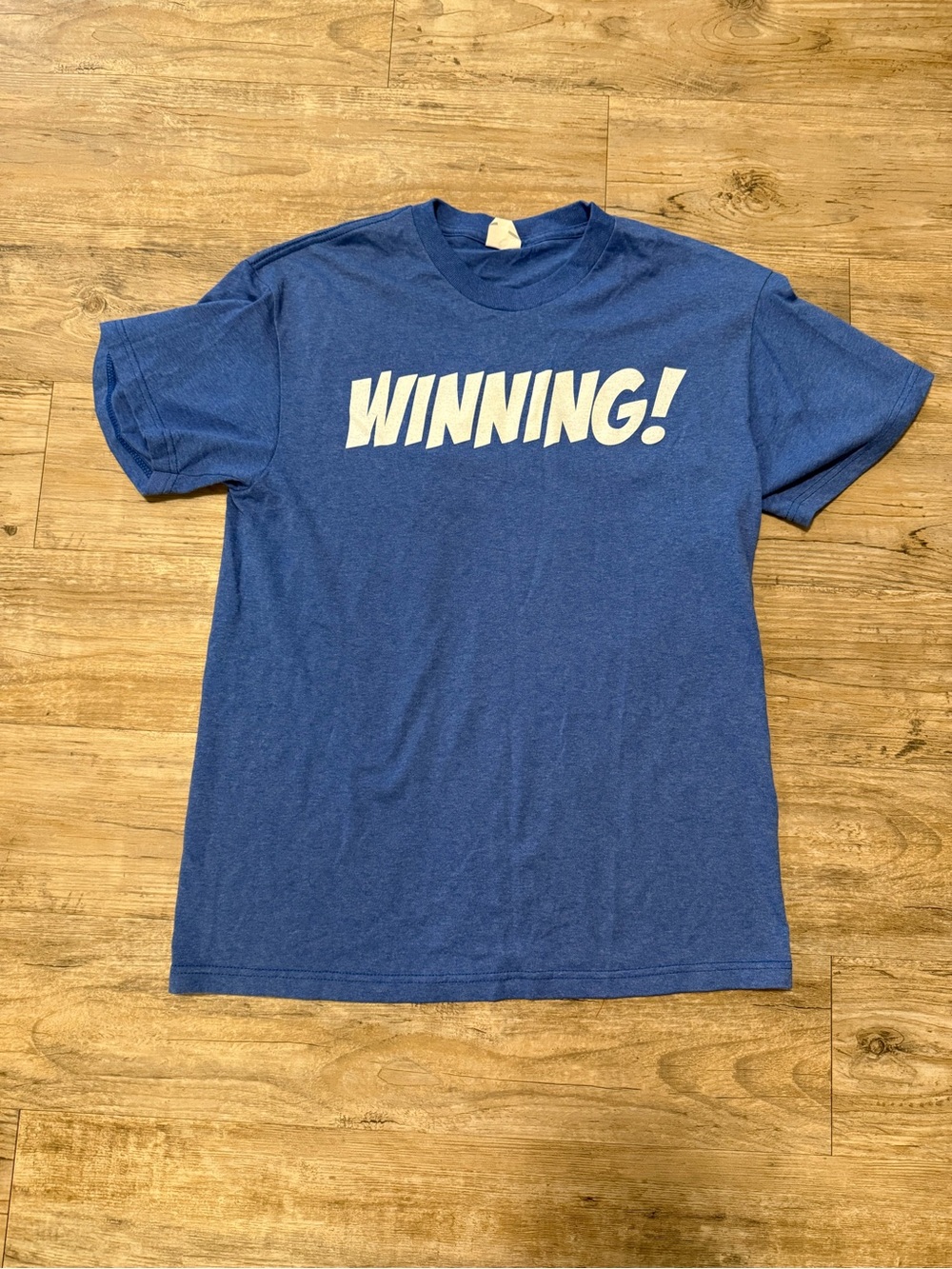 Delta Blue Graphic "WINNING!" Short Sleeve Tee